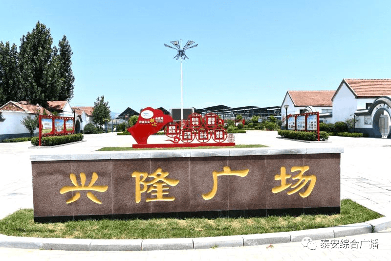 新泰市翟镇兴隆屯村打造生态宜居生活富裕美丽乡村