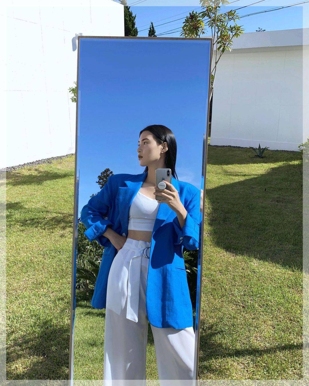 钟楚曦|南韩钟楚曦的「大佬风」穿衣模板，显高显瘦太绝了！