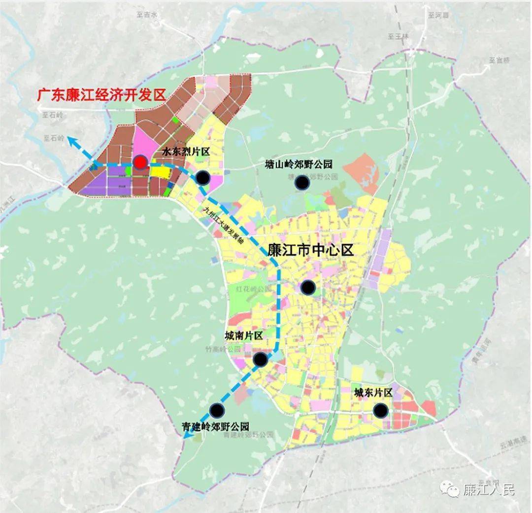 廉江市有多少人口_云湛高速开通,廉江段6个出入口及收费站,2个服务区