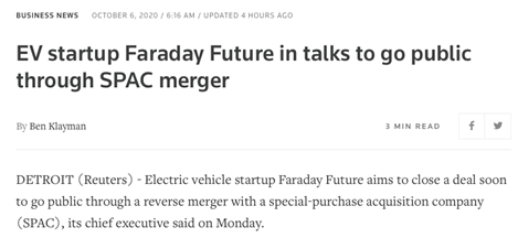 未来|贾跃亭又续梦，法拉第未来要借壳上市！再次站上风口，有望大翻身？