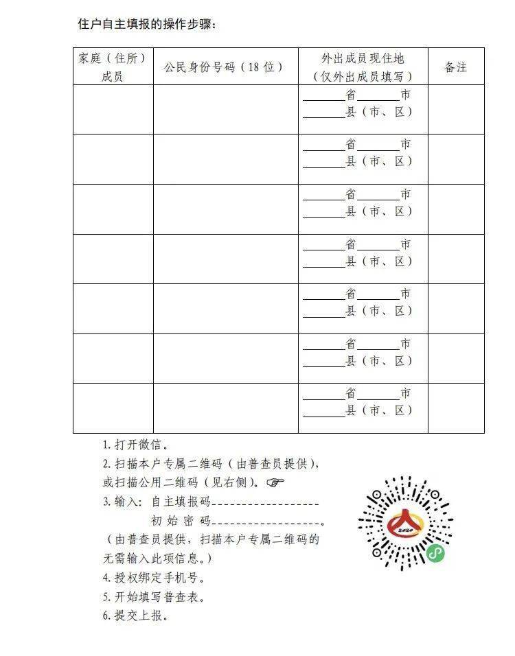 人口普查11月短表_人口普查短表(3)