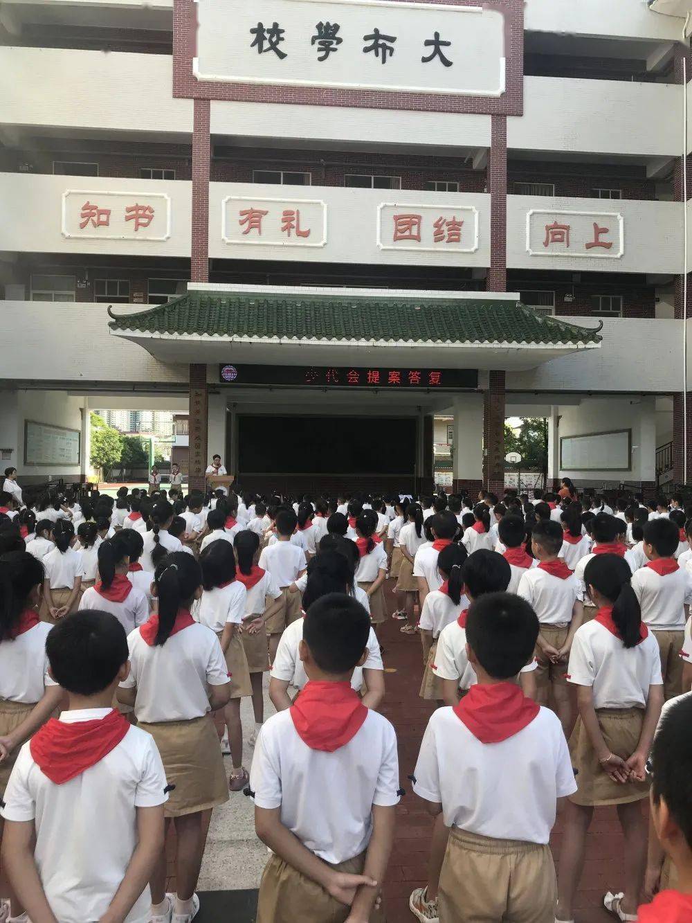 少先队中国少年先锋队三乡镇大布小学代表大会顺利召开