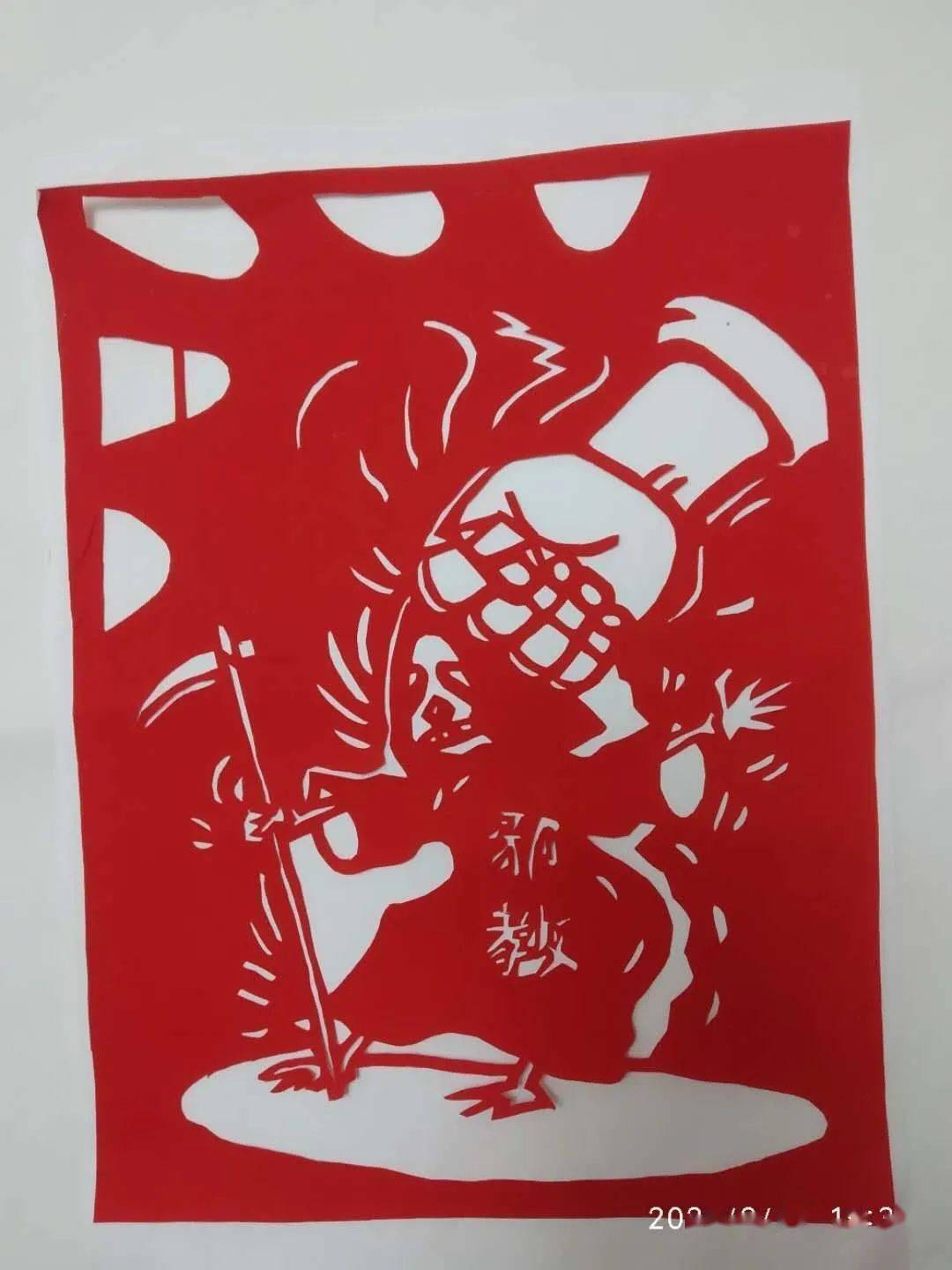 77岁老人的这些剪纸作品