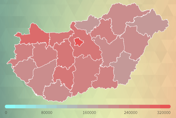 匈牙利人口_匈牙利地图