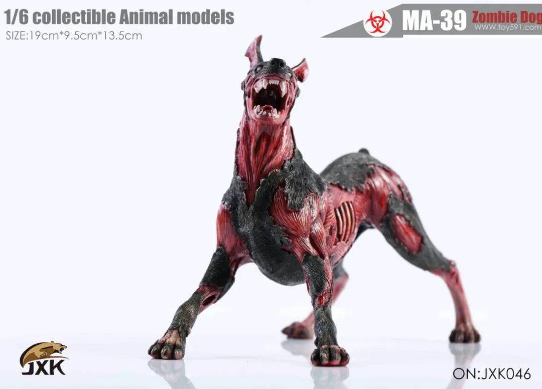 新品预定~ jxk 1/6 jxk046 生化危机 僵尸犬 杜宾2.