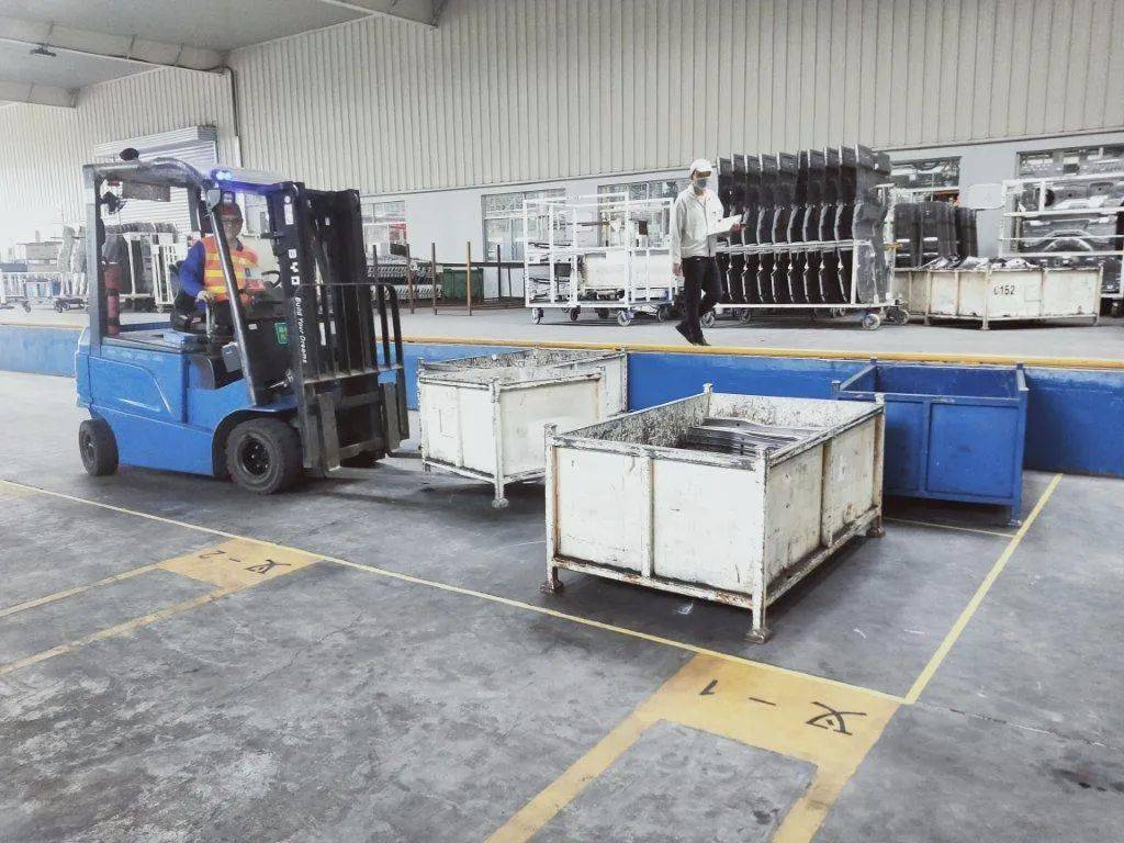 第十一事业部焊装西安工厂开展物流配送比武活动