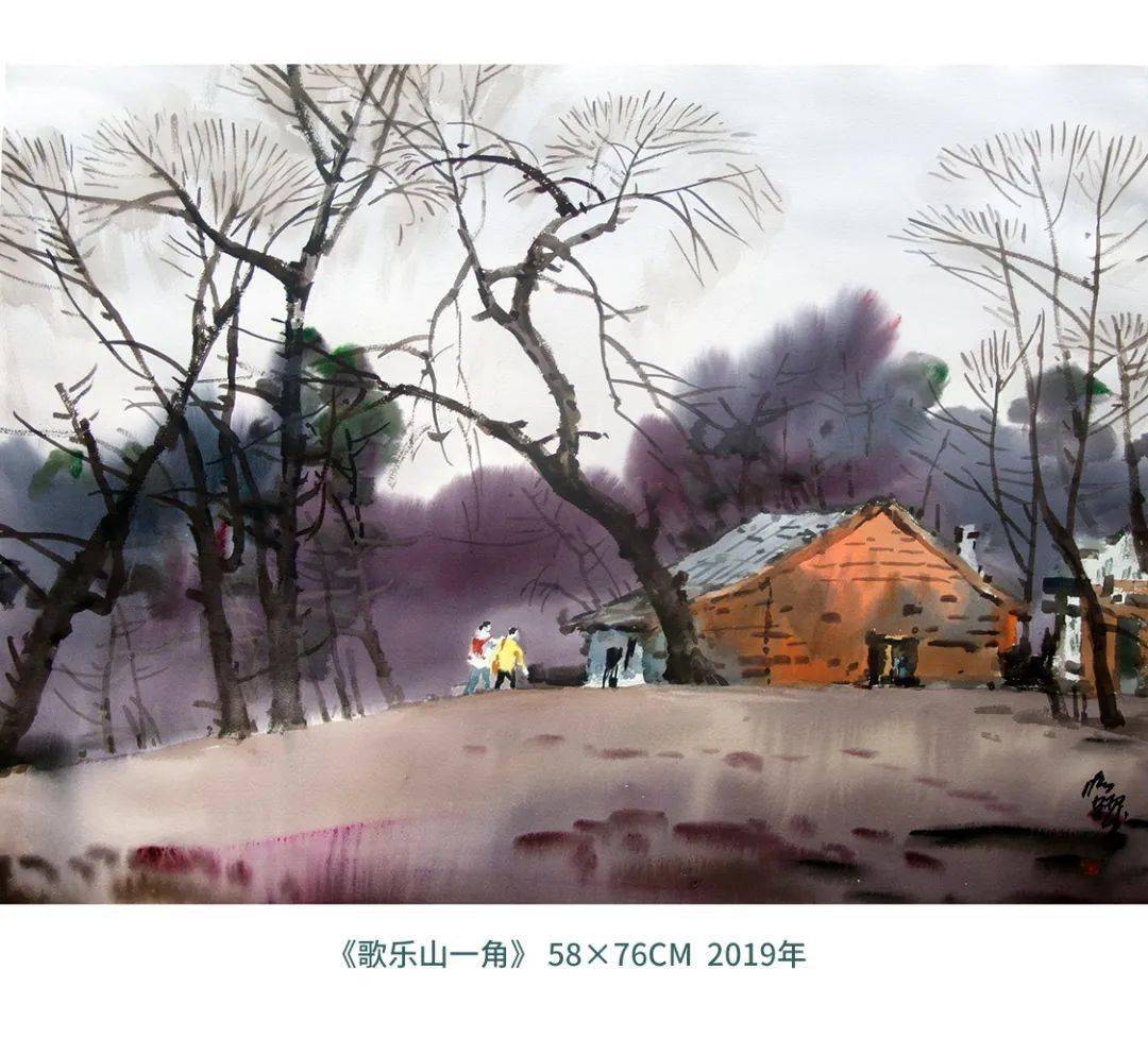 中国写生会蒋跃水彩画近作选乡村闲话系列