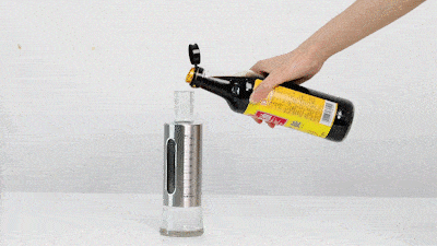 玻璃瓶|暗藏5处「机关」！解决厨房一顽疾...远离致癌风险这只中国造的10多块钱玻璃瓶