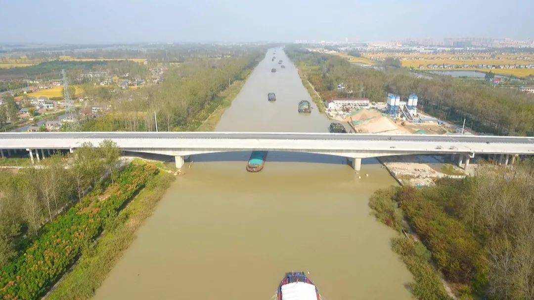 331省道宝应段预计年底通车!宝应湖特大桥长目前