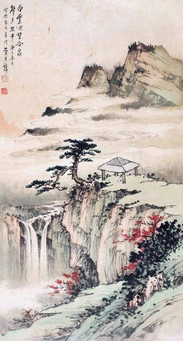 黄君璧(1898-1991),中国现代著名国画艺术家,教育家,一代山水画大师