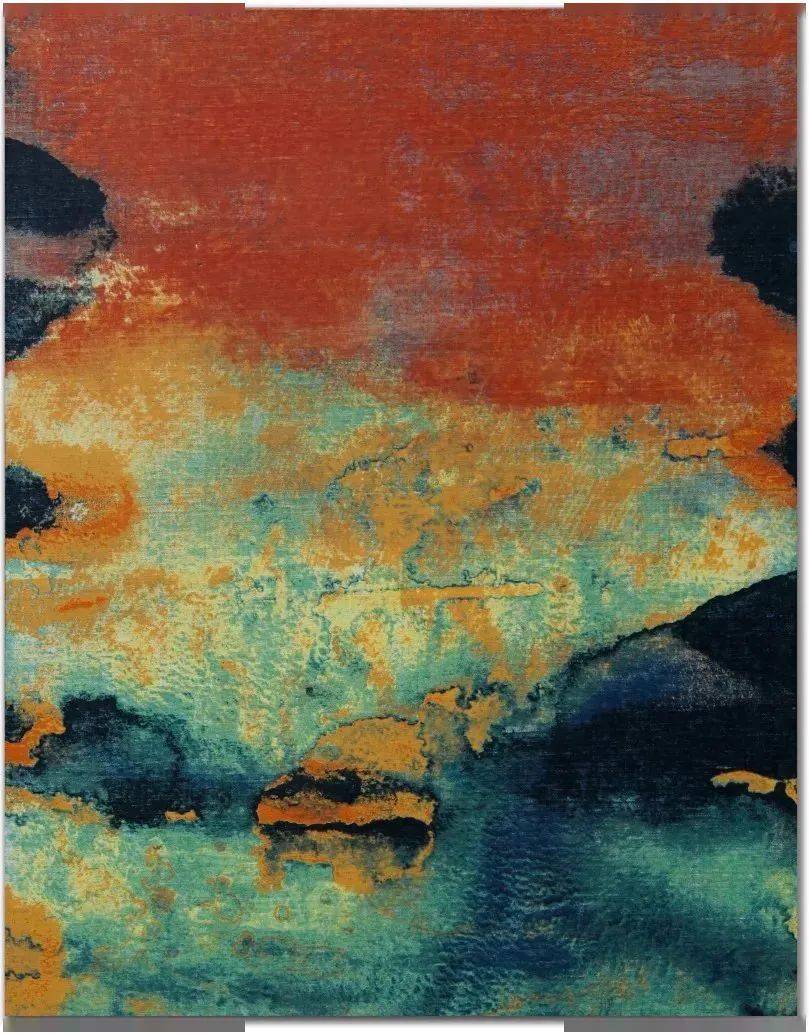周吉荣 zhou jirong《景观—鼓楼 drum-tower 》 85x125cm 综合版画