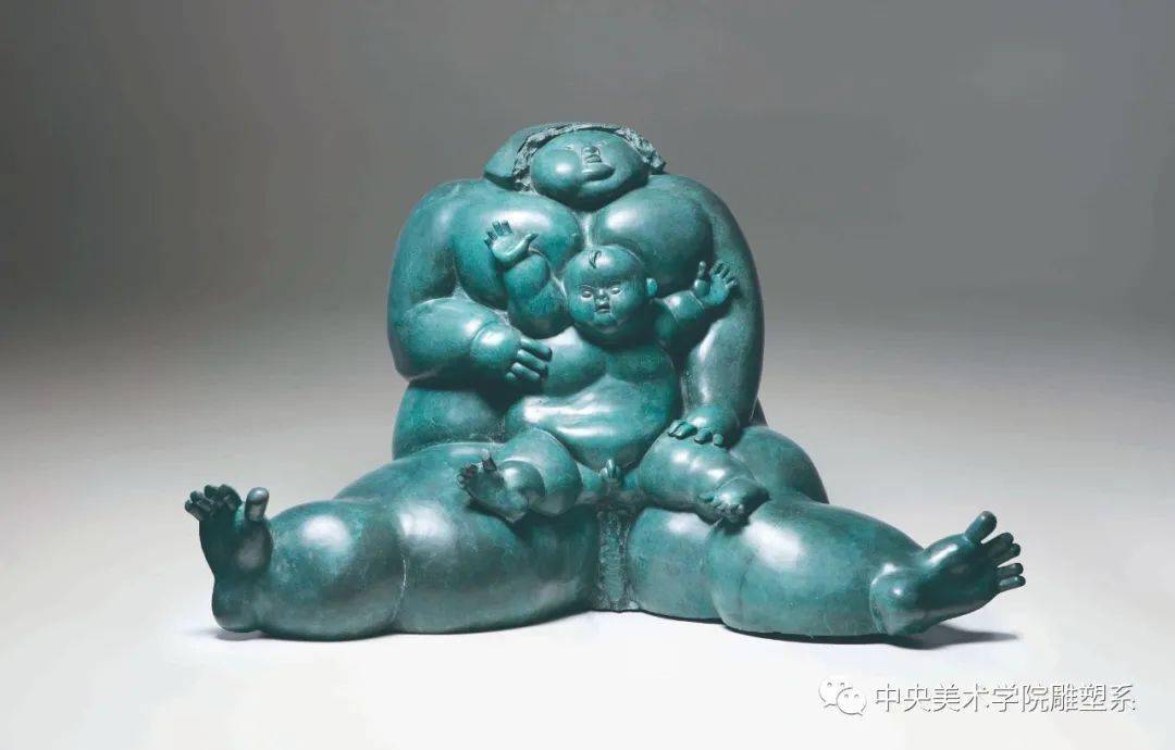 陶 42x42x55cm 1994年20世纪80年代末和90年代初,吕品昌开始了《阿福