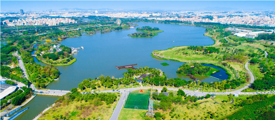 除赛事当天应用外 将打造为广州首条"  智慧跑道"  以后在白云湖公园