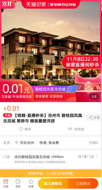 房地产业|刚刚宣布:双十一"送房"了!网友:房不胜防