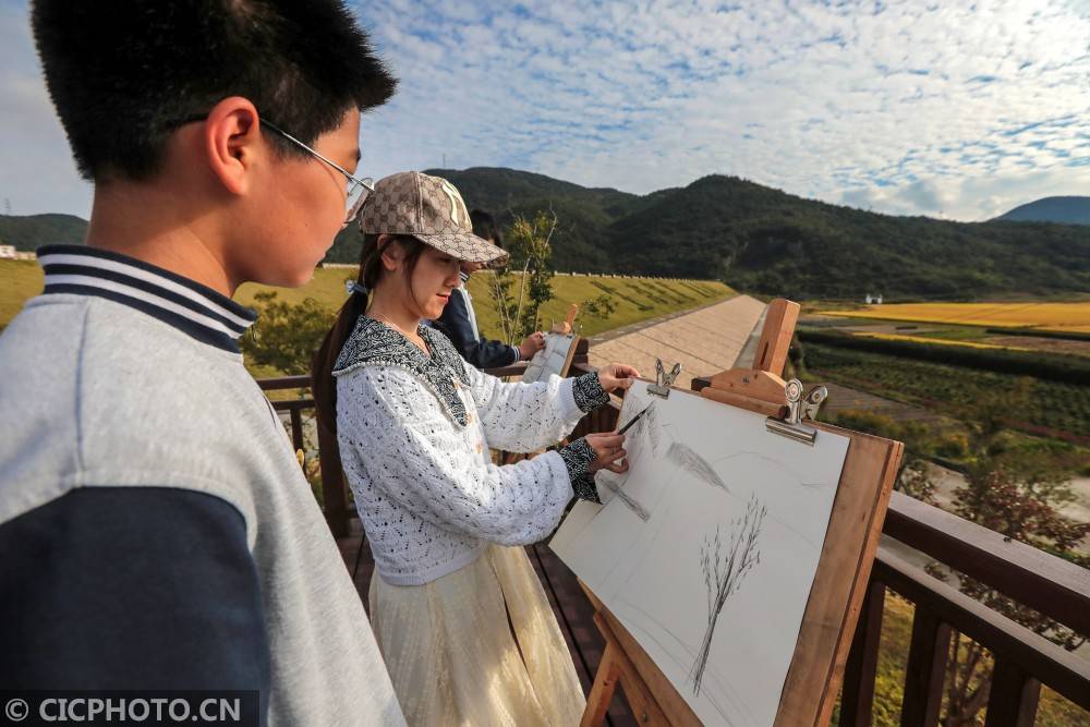 舟山|浙江舟山：课外实践活动 描绘家乡美景