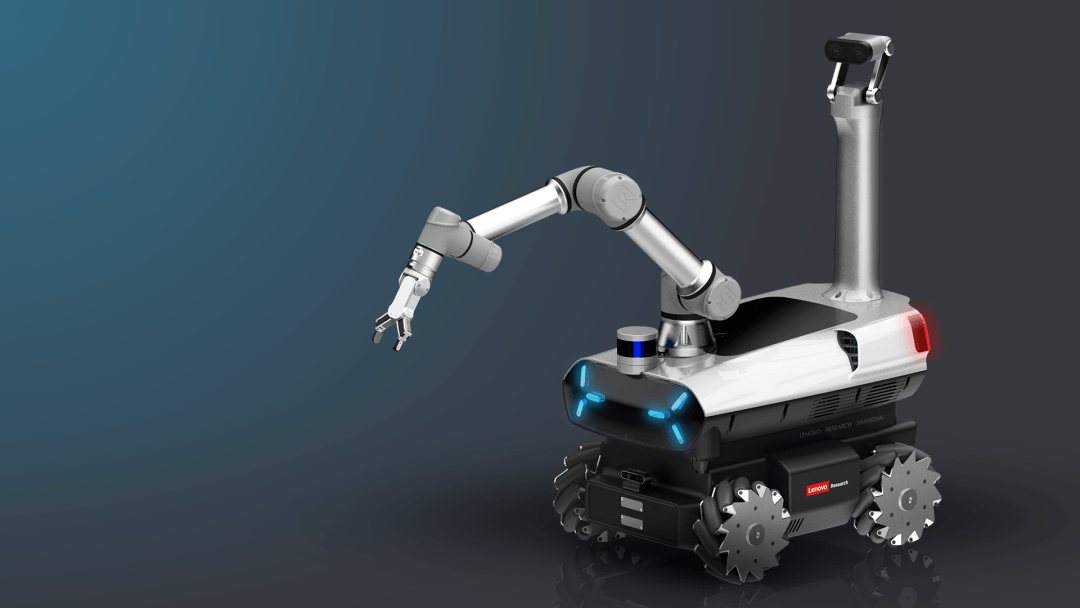 机器人|联想发布首款自研5G工业机器人：远程自助给飞机喷漆