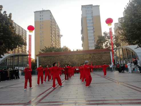 代表队(王庄子社区代表队(张寒晖文化广场代表队(明月豪苑社区代表