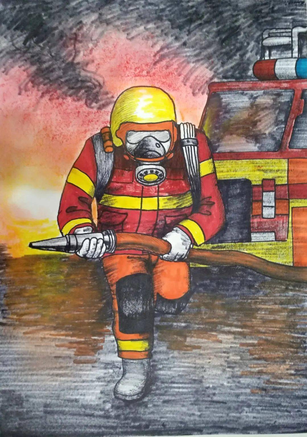 "我是小小消防员"绘画比赛获奖名单出炉!有你家娃的作品吗?