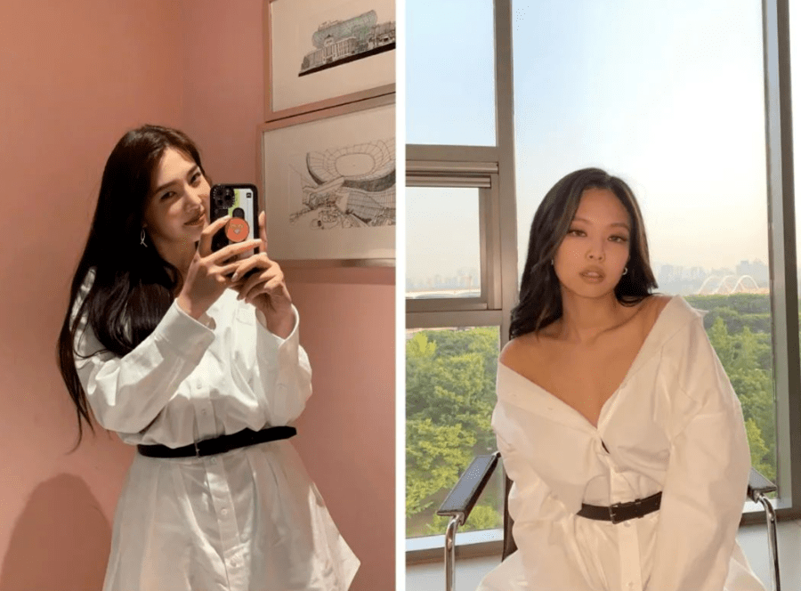 余热|入秋，针织衫不薄不厚，刚好可以平衡的余热。