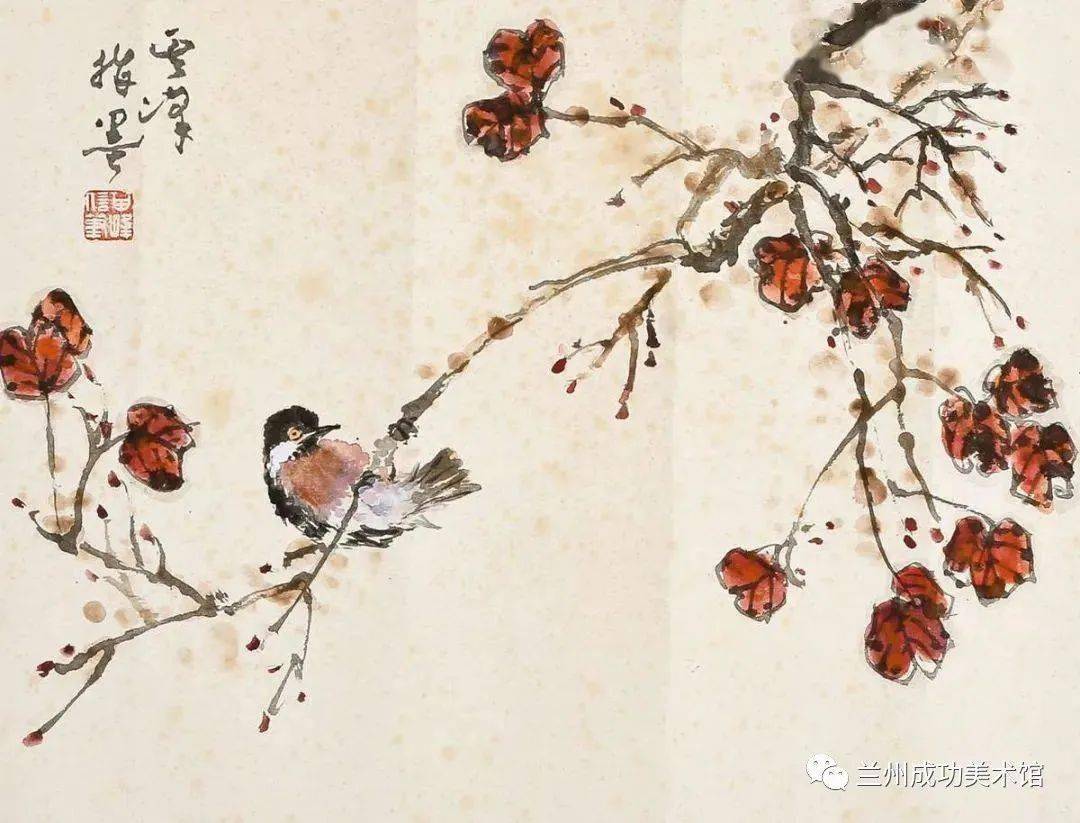 【诗画阅微】孙其峰笔下的灿烂秋色,美醉了!_花鸟