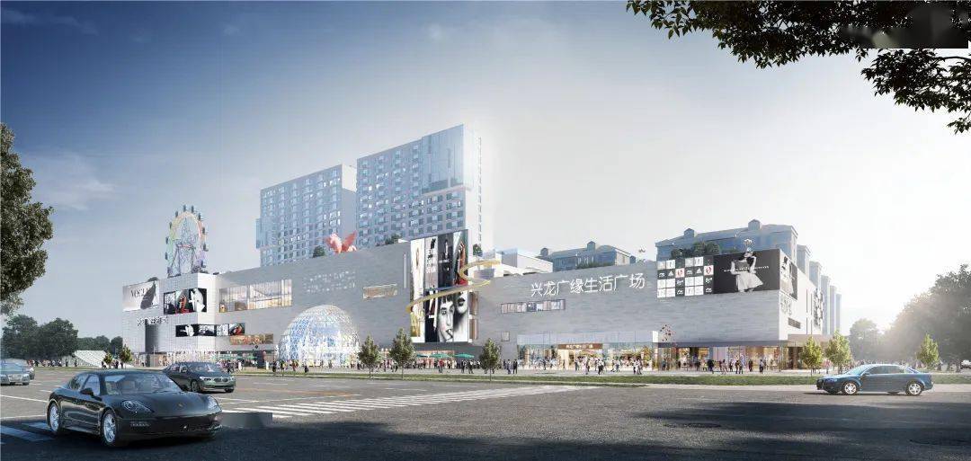 据了解,兴龙广缘mall预计将于2021年10月开业.