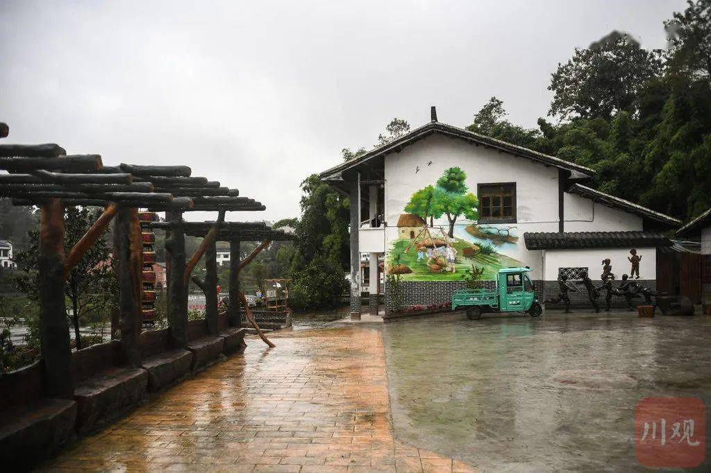 下了大半天的雨丝毫没有停的意思,天色已暗,盐井坝村吴家院子王自楷