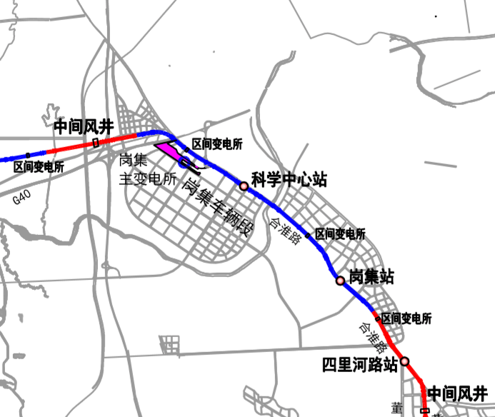 长丰第二条地铁启动征迁详细站位规划图曝光