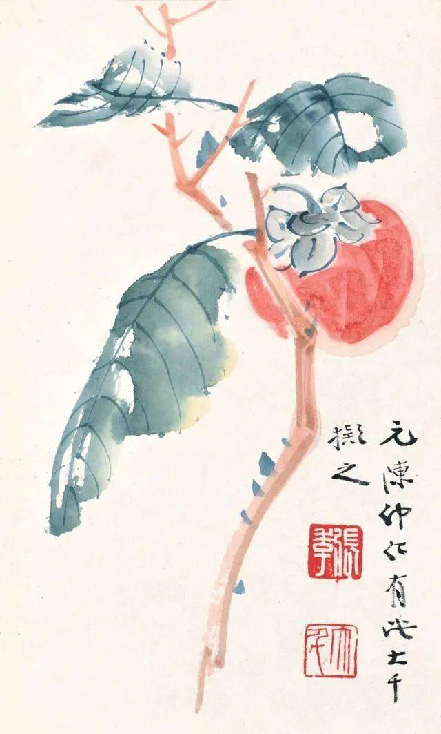 张大千的花鸟册页,静美!