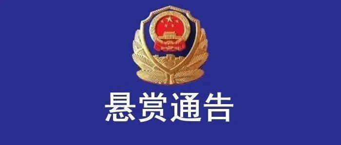 汝南县公安局悬赏通告