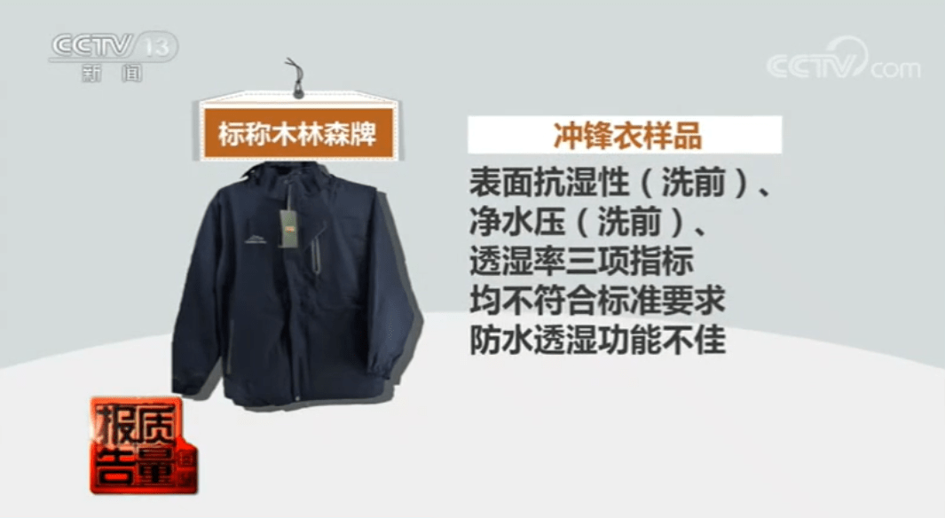 吉普|50款冲锋衣测评：18款产品虚假宣传，吉普、南极人上榜