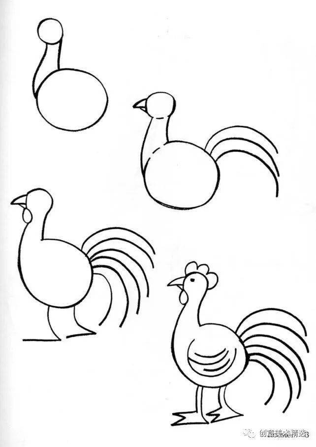 9个一学就会的动物简笔画一起来动手画画看吧