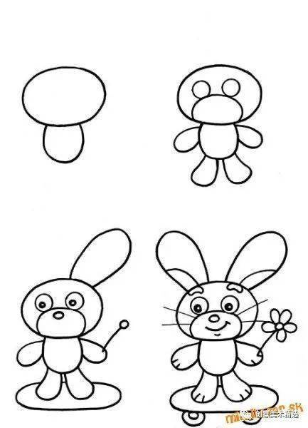9个一学就会的动物简笔画,一起来动手画画看吧