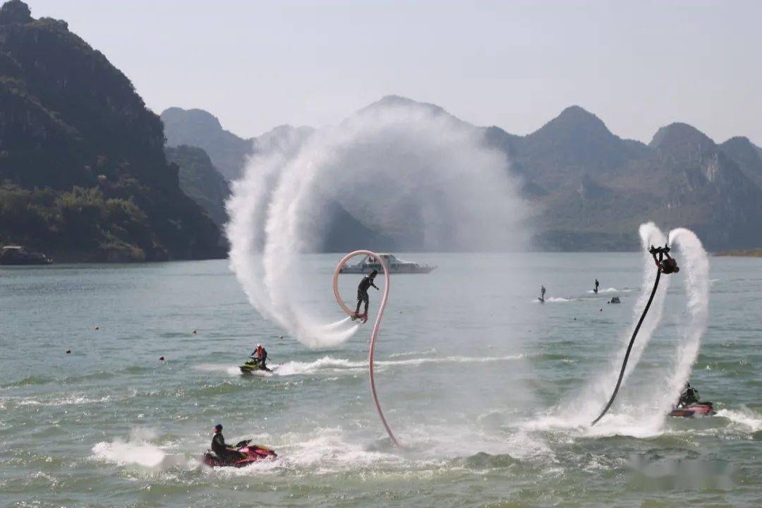 飞起来的节奏!武宣成功签约100亿打造水上运动中心