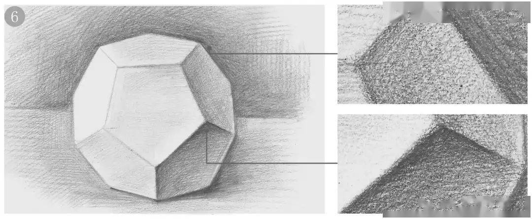 素描必学知识:什么是三大面?五大调又怎么画?看完你就