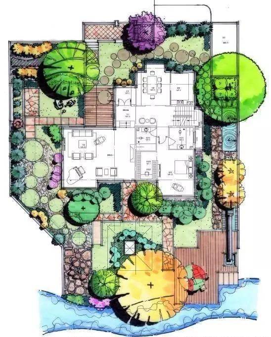 100款园林庭院景观设计平面效果图,总有一款是你喜欢的