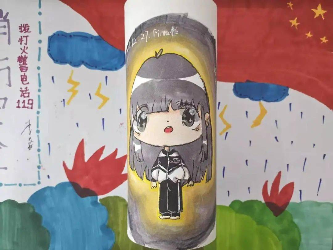 安全教育|惠州光正"119"消防安全宣传绘画作品大赏!_手机搜狐网