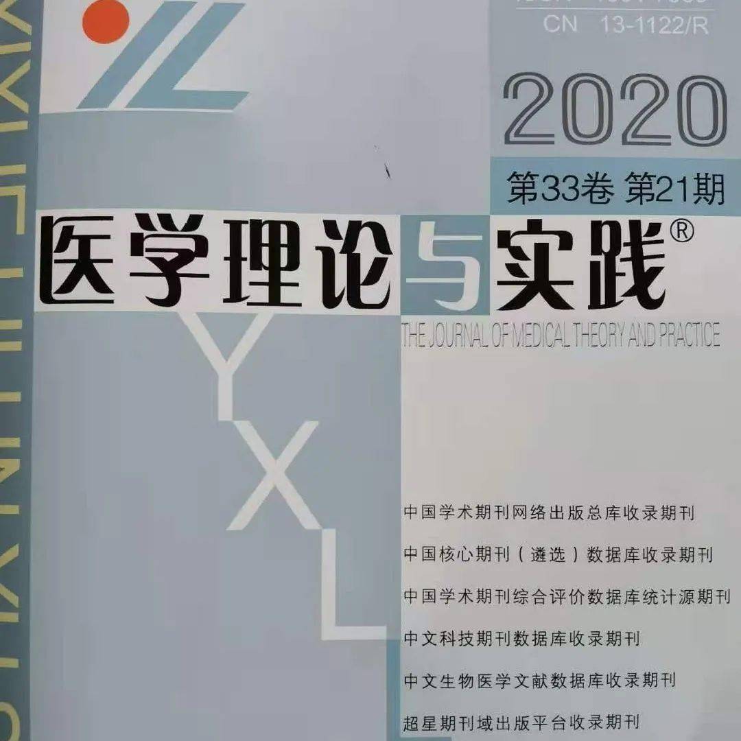 发表在学术期刊《医学理论与实