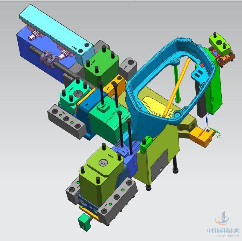 ug全3d模具设计汽车后视镜案例实图