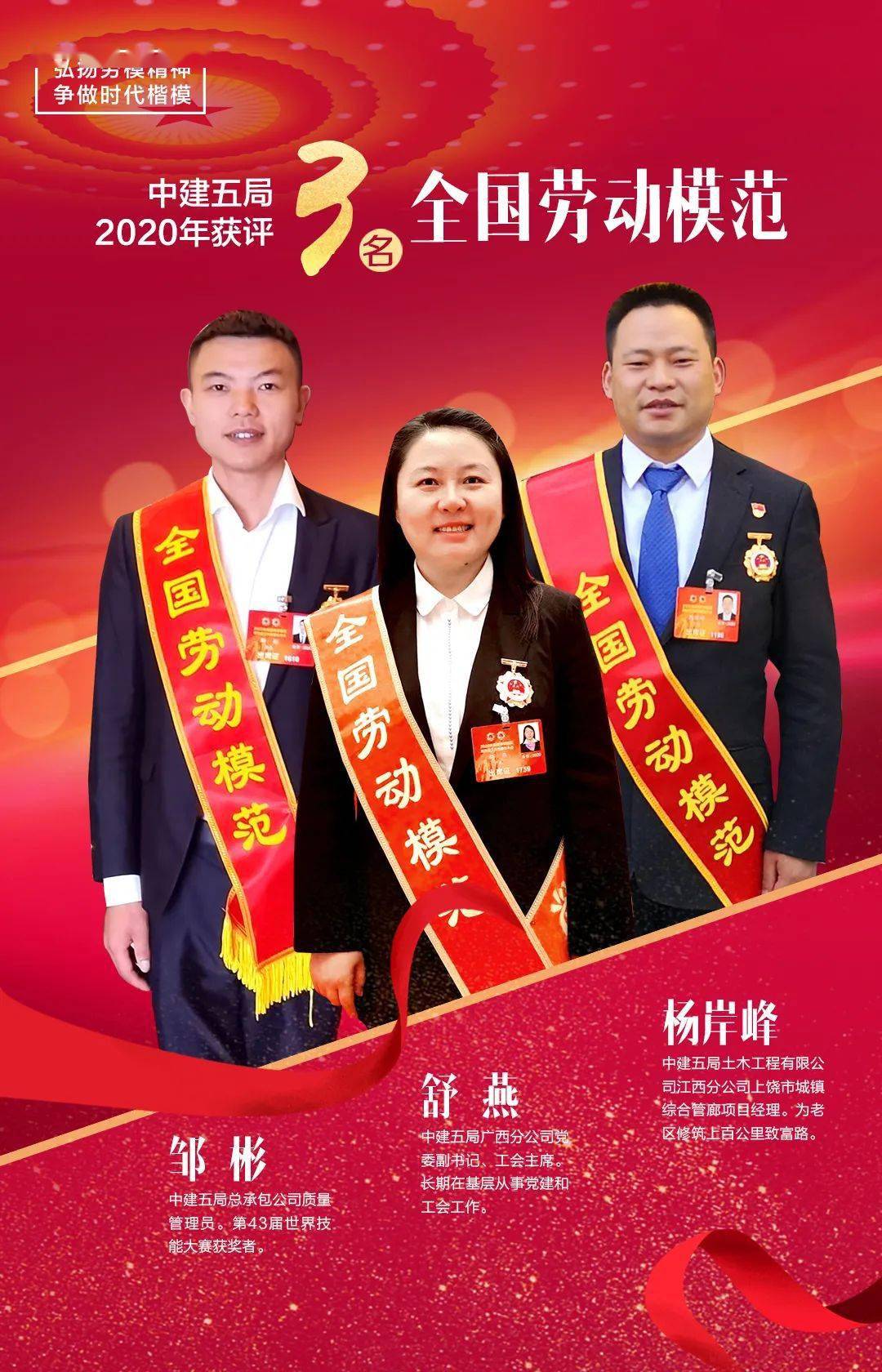 2020年全国劳动模范和先进工作者表彰大会 在北京人民大会堂举行.