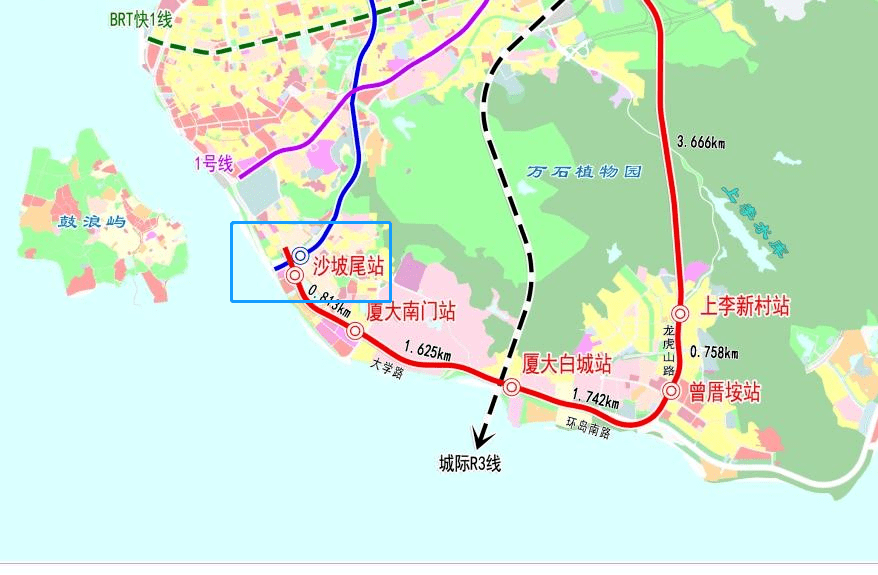 厦门地铁6号线同安段拟近期开工!5,7,9号线曝光!