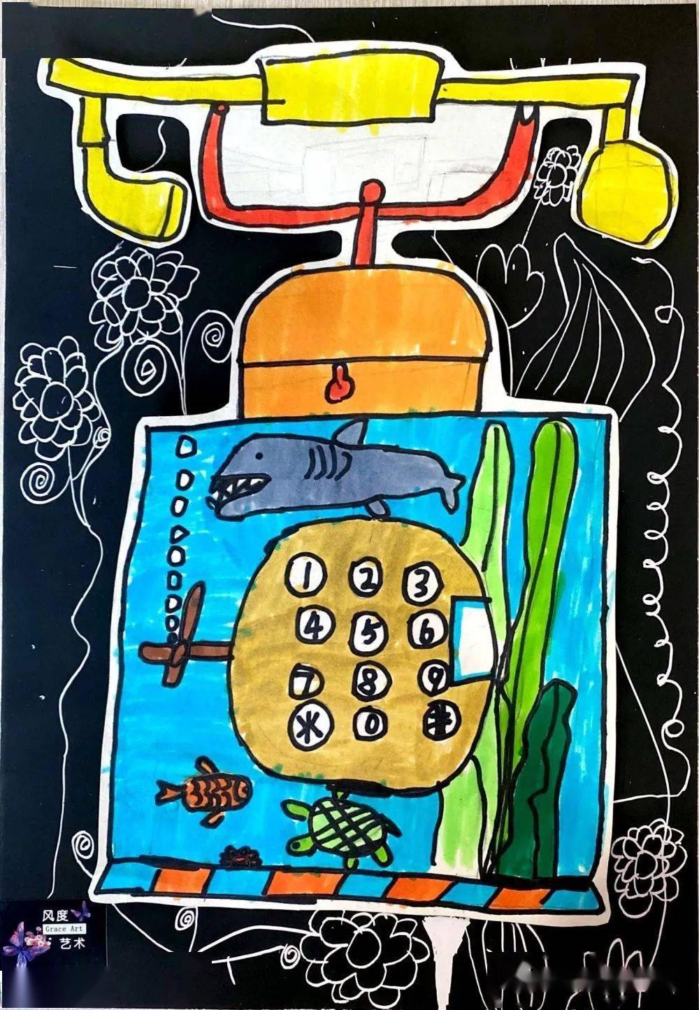 未来电话的样子和功能画出来并简单介绍