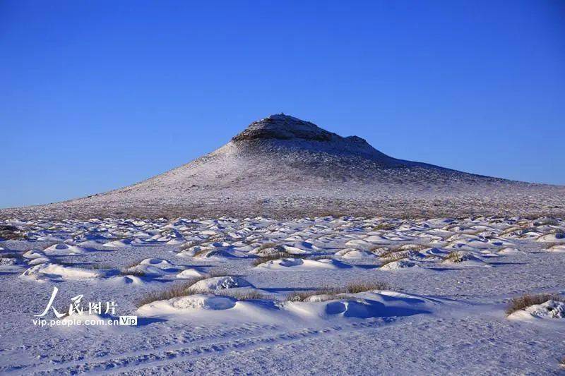 脱贫攻坚|乌兰察布察哈尔右翼后旗古火山初雪