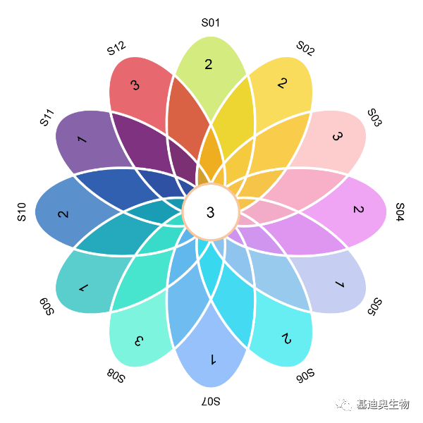 花瓣韦恩图