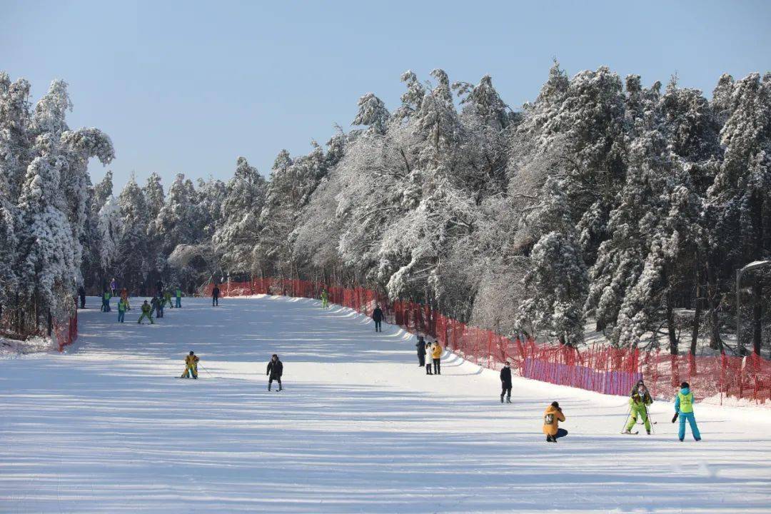 最近的滑雪场这里是离长春市区净月潭滑雪场正式营业11月28日净月潭