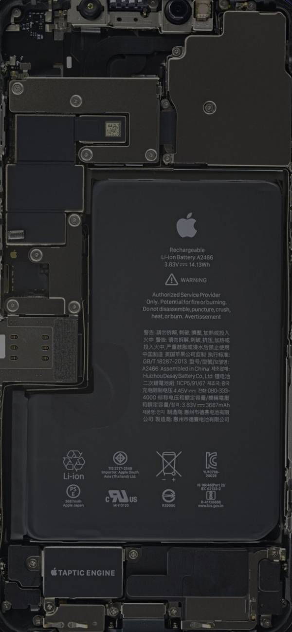 ifixit发布iphone 12的x透视高清壁纸
