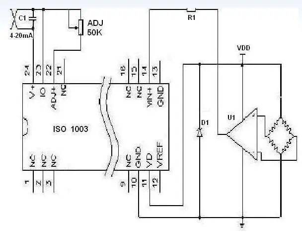 4-20ma模拟量采集电路(二) 简单仿真了一个4-20ma转换为0.