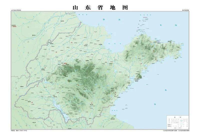 临沂各县区地图更新进来看山东2020标准地图上线