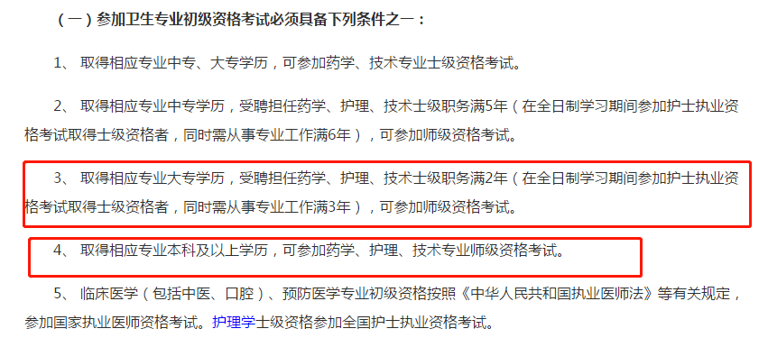 2021初中级护师预计下月中旬报名,你满足报考条件了吗?