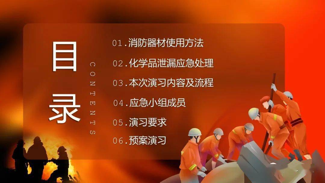 消防及泄漏 应急演练方案|ppt