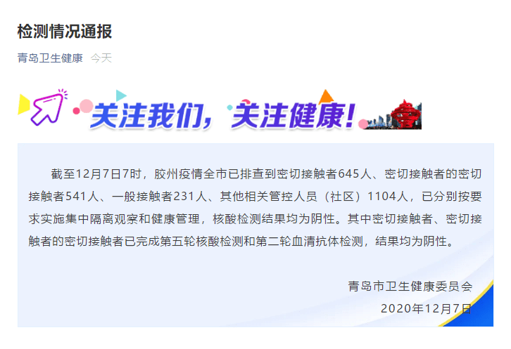 青岛疫情流动人口核酸检测_青岛核酸检测报告图片(2)